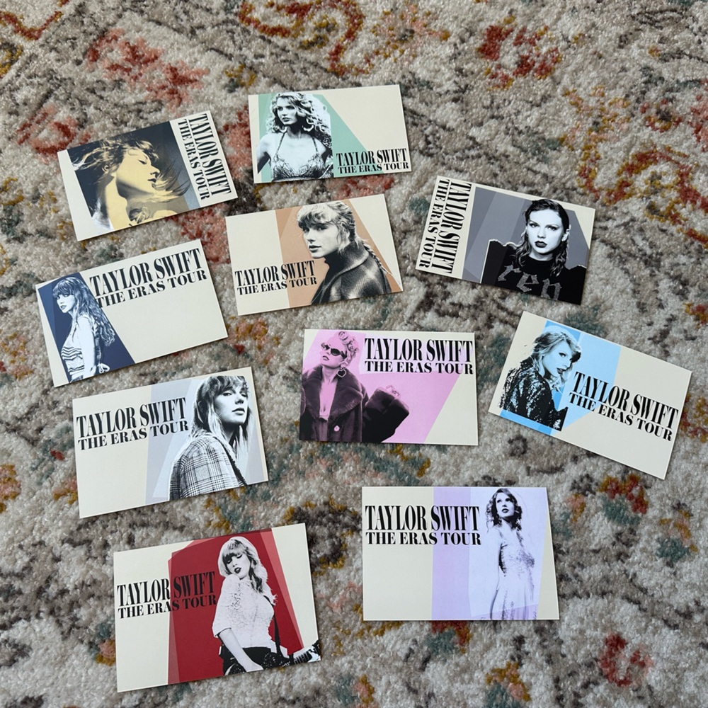 Taylor Swift The Eras Tour Postcards